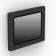 Fixed Enclosed Microsoft Surface Pro 12 Wall Mount [Front Iso View] - Black