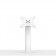 Fixed Desk / Table Surface Mounting Bracket [Front Ortho View] - White