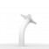 Fixed Desk / Table Surface Mounting Bracket [Rear Iso View] - White