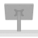 Fixed Desk/Wall Surface Mount - Microsoft Surface Pro 9 - Light Grey [Back View]