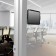 Tilting Open iPad Mini 6 Removable Glass Mount [Front Iso View] - Black