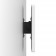 Angled Up | Tilting Enclosed Samsung Galaxy Tab A11+ 11" Wall Mount [Side Ortho View] - White