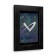 Front Iso View - Florentine Black - iPad 2, 3, 4 Wall Frame / Mount / Enclosure