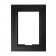 Front View - Florentine Black - iPad mini 1, 2, & 3 Wall Frame / Mount / Enclosure