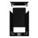 Assembly View - Florentine Black - iPad mini 1, 2, & 3 Wall Frame / Mount / Enclosure