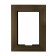 Front View - Florentine Bronze - iPad mini 1, 2, & 3 Wall Frame / Mount / Enclosure
