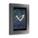 Front Iso View - Florentine Grey - iPad Air 1 & 2 Wall Frame / Mount / Enclosure