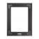 Rear View - Florentine Grey - iPad 2, 3, 4 Wall Frame / Mount / Enclosure