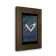 Front Iso View - Florentine Bronze - iPad mini 1, 2, & 3 Wall Frame / Mount / Enclosure
