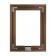 Rear View - Florentine Bronze - iPad 2, 3, 4 Wall Frame / Mount / Enclosure
