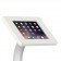 Fixed VESA Floor Stand - iPad Mini 1, 2 & 3 - White [Tablet Front Isometric View]