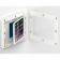 VidaMount On-Wall Tablet Mount - iPad mini 1, 2, 3 - White [Exploded View]