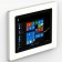 VidaMount On-Wall Tablet Mount - Microsoft Windows Surface Go - White [Iso Wall View]