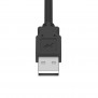 VidaPower High-Wattage Micro USB Cable - 15' (Black) - USB-A Male End / Iso View