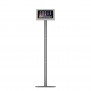  Fixed VESA Floor Stand - iPad 2, 3 & 4 - Light Grey [Full Front View]