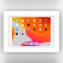 Fixed Slim VESA Wall Mount - 10.2-inch iPad 7th Gen - White [Front View]