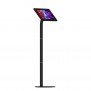 Fixed VESA Floor Stand - 12.9-inch iPad Pro 4th & 5th Gen - Black [Full Front Isometric View]