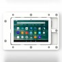 VidaMount On-Wall Tablet Mount - Amazon Fire 10th Gen HD 8 & HD 8 Plus (2020, 2022) - White [Mounted, without cover]