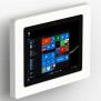 Tilting VESA Wall Mount - Microsoft Surface Go - White [Isometric View]