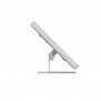 Adjustable Tilt Surface Mount - iPad Mini 1, 2 & 3 - Light Grey [Side View 45 Degrees]