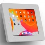 Fixed Tilted 15° Wall Mount - 10.2-inch iPad 7th Gen - Light Grey [Front Isometric View]