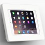 Fixed Tilted 15° Wall Mount - iPad Mini 1, 2, & 3 - White [Front Isometric View]
