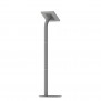Fixed VESA Floor Stand - iPad Mini 4 - Light Grey[Full Back Isometric View]