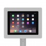 Fixed VESA Floor Stand - iPad 2, 3 & 4 - Light Grey [Tablet Front 45 Degrees]