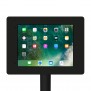 Fixed VESA Floor Stand - 10.5-inch iPad Pro - Black [Tablet Front 45 Degrees]