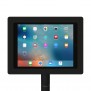 Fixed VESA Floor Stand - 12.9-inch iPad Pro - Black [Tablet Front 45 Degrees]