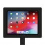 Fixed VESA Floor Stand - 12.9-inch iPad Pro 3rd Gen - Black [Tablet Front 45 Degrees]