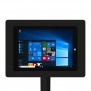 Fixed VESA Floor Stand - Microsoft Surface 3 - Black [Tablet Front 45 Degrees]