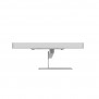 Adjustable Tilt Surface Mount - iPad 2, 3 & 4 - Light Grey [Side View Horizontal]