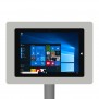 Fixed VESA Floor Stand - Microsoft Surface 3 - Light Grey [Tablet Front 45 Degrees]