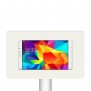 Fixed VESA Floor Stand - Samsung Galaxy Tab 4 7.0 - White [Tablet Front 45 Degrees]