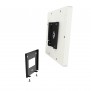 Permanent Fixed Glass Mount - iPad 2, 3 & 4 - White [Assembly View 1]
