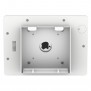 Fixed Tilted 15° Wall Mount - iPad Mini 1, 2, & 3 - White [Back View]