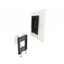 Removable Fixed Glass Mount - iPad Mini 1, 2 & 3 - White [Assembly View 1]