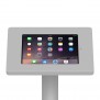Fixed VESA Floor Stand - iPad Mini 1, 2 & 3 - Light Grey [Tablet Front View]
