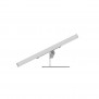 Adjustable Tilt Surface Mount - 12.9-inch iPad Pro - Light Grey [Side View -45 Degrees]