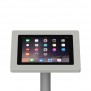 Fixed VESA Floor Stand - iPad 2, 3 & 4 - Light Grey [Tablet Front View]