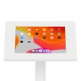 Fixed VESA Floor Stand - 10.2-inch iPad 7th Gen - White [Tablet Front View]