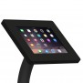 Fixed VESA Floor Stand - iPad 2, 3 & 4 - Black [Tablet Front Isometric View]