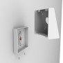 Fixed Tilted Vesa Wall / Surface Mount - 15° angle - White [Wall - Assembly View]