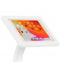 Fixed VESA Floor Stand - 10.2-inch iPad 7th Gen - White [Tablet Front Isometric View]