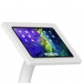 Fixed VESA Floor Stand - 11-inch iPad Pro 2nd & 3rd Gen - White [Tablet Front Isometric View]