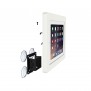 Removable Tilting Glass Mount - iPad 2, 3, 4 - White [Assembly View 2]