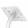 Fixed VESA Floor Stand - iPad 2, 3 & 4 - White [Tablet Back Isometric View]