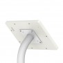 Fixed VESA Floor Stand - iPad 2, 3 & 4 - White [Tablet Back Isometric View]