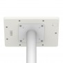 Fixed VESA Floor Stand - iPad Mini 1, 2 & 3 - White [Tablet Back View]